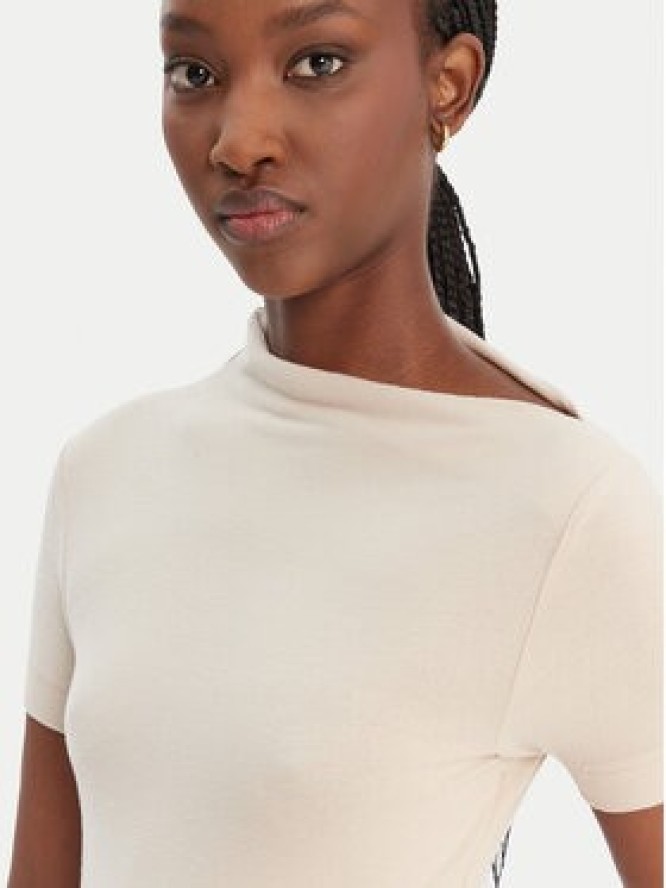 Guess Bluzka W6RP16 KD012 Beżowy Regular Fit