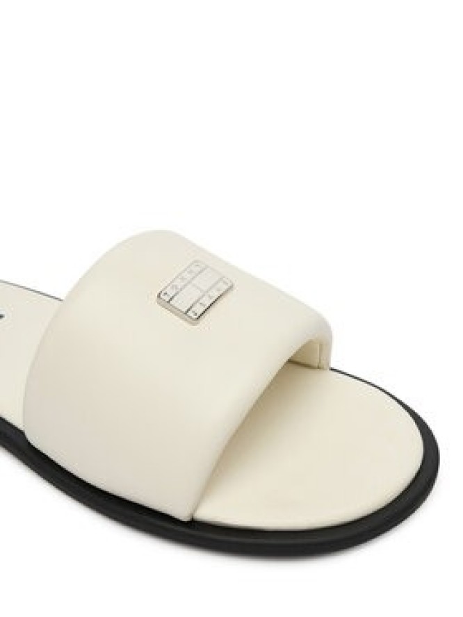 Tommy Jeans Klapki Tjw Soft Padded Casual Slide EN0EN02950 Biały