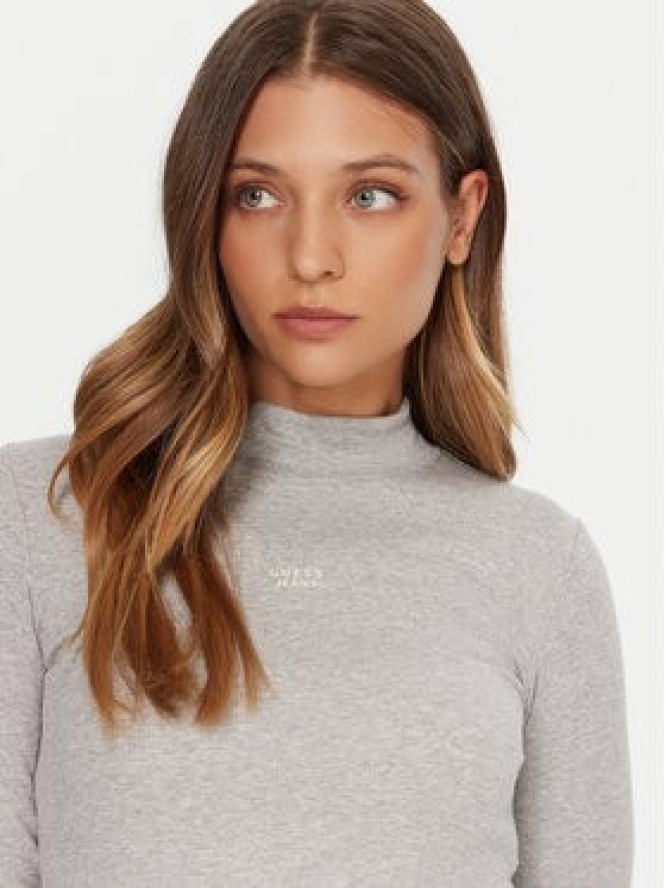 Guess Jeans Golf W5BP23 KA0H1 Szary Slim Fit