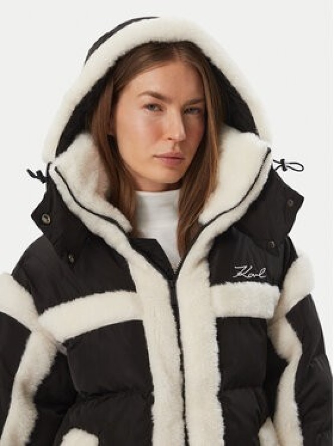 KARL LAGERFELD Kurtka zimowa B4W15004 Czarny Regular Fit
