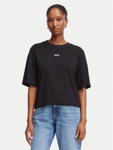 BOSS T-Shirt Enis 50523256 Czarny Regular Fit