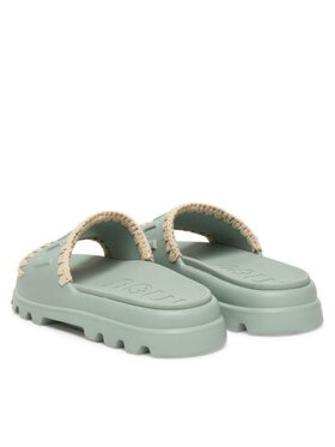 Mou Klapki MU.SW661000N Zielony