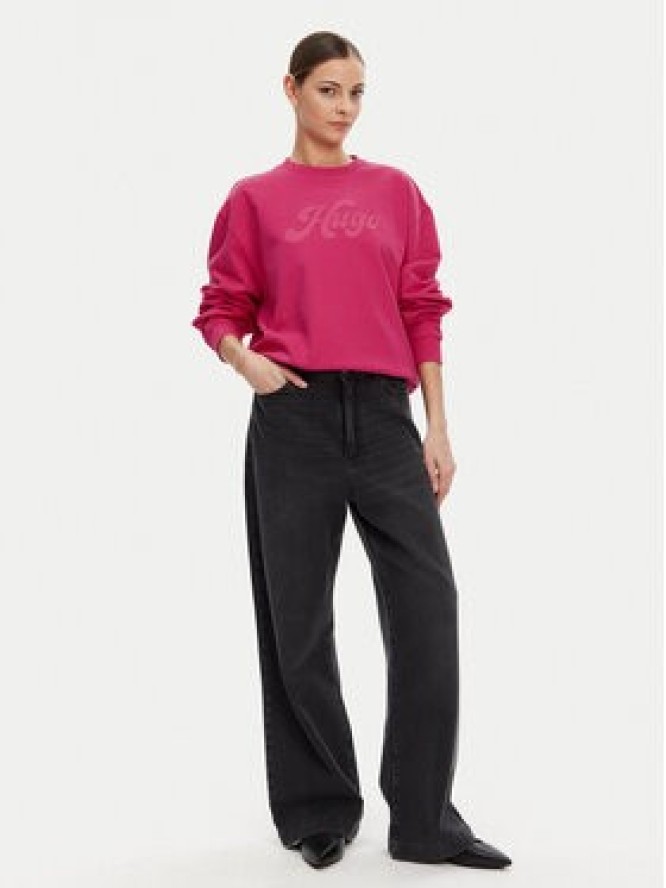 HUGO Bluza Deroxina 50541169 Różowy Relaxed Fit