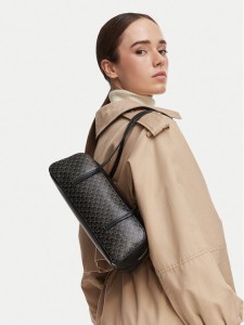 Calvin Klein Torebka Emblem Aop Bauletto LV04F3585G Czarny