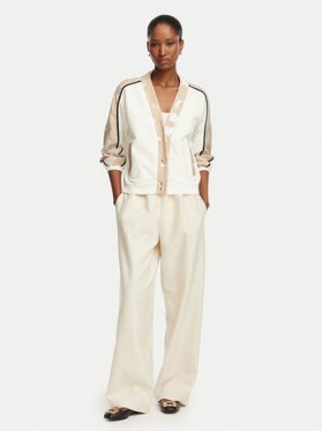 Liu Jo Sport Spodnie dresowe TA6192 T327A Kremowy Loose Fit