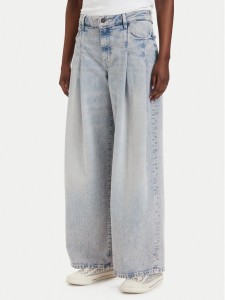 Guess Jeans Jeansy W6GA2U D5M57 Niebieski Wide Leg