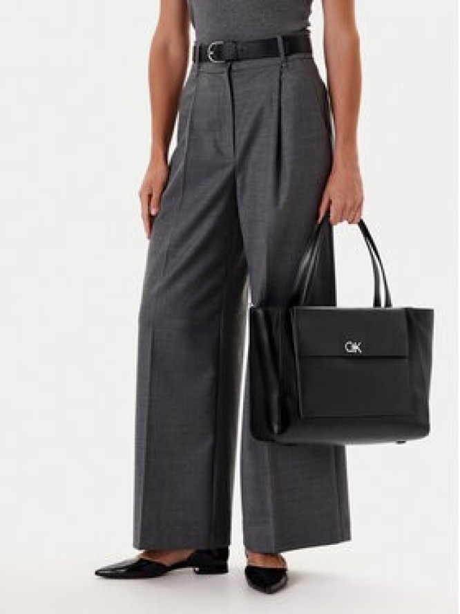 Calvin Klein Torebka Ck Re-Lock Medium Shopper LV04F3223G Czarny