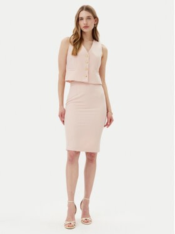 Maryley Kamizelka 25EB128/43PY Różowy Regular Fit