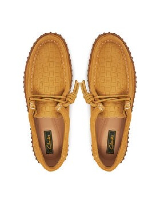 Clarks Półbuty Torhill Bee 26181188 Złoty