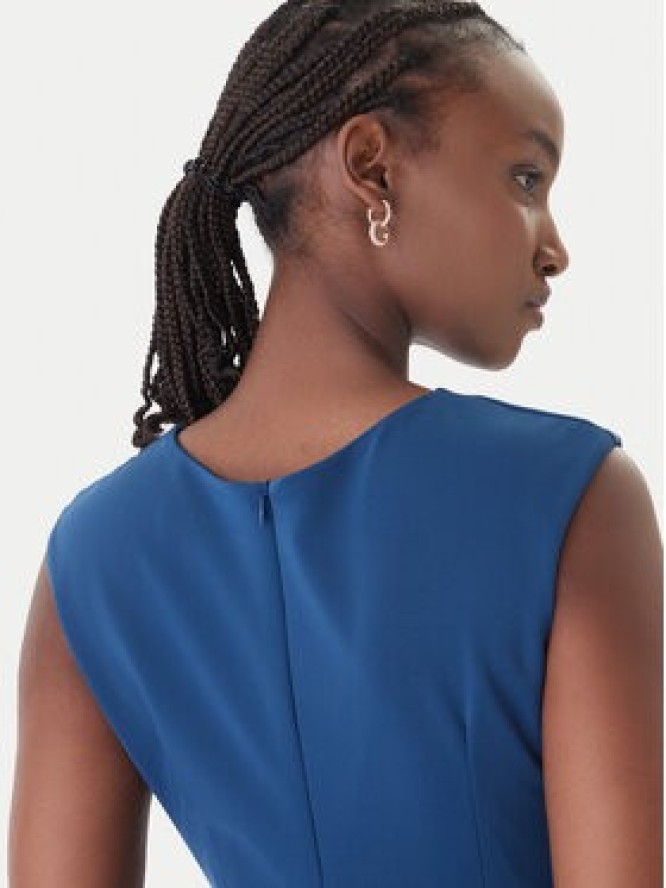 Rinascimento Sukienka koktajlowa CFC0127683003 Niebieski Slim Fit