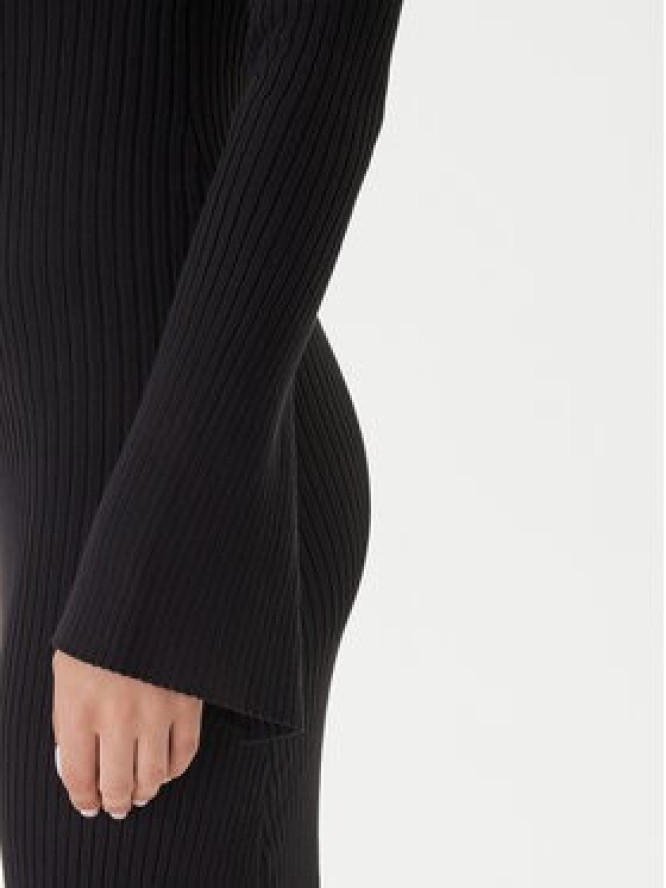 Bardot Sukienka dzianinowa 59801DB Czarny Slim Fit