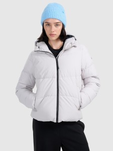 4F Kurtka puchowa z wypełnieniem syntetycznym damska - szara M