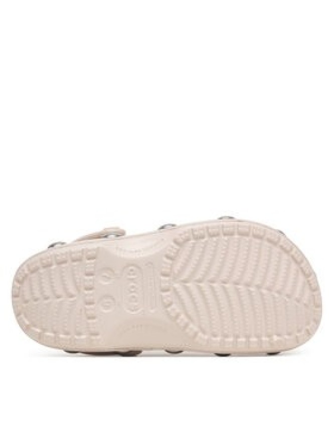 Crocs Klapki Classic Big Studded Clog 214236 Kremowy