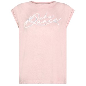 T-Shirt Deha Grafika Z Efektem Przecierania Damskie
