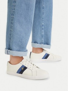 LAUREN RALPH LAUREN Sneakersy Janson II 802925365009 Biały