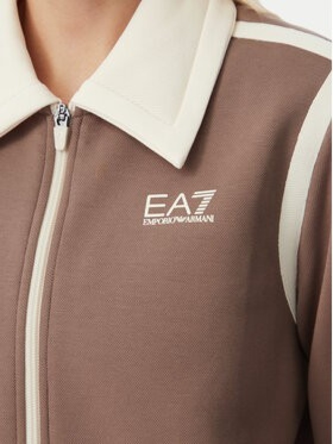 EA7 Emporio Armani Bluza 7W001328 AF25623 U6041 Brązowy Regular Fit