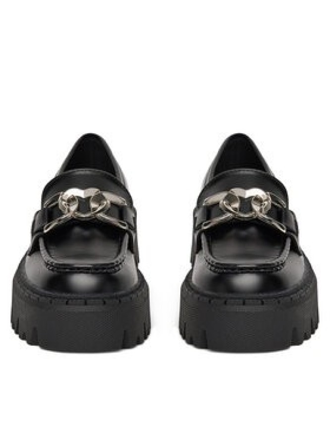 DeeZee Loafersy 25365-7 Czarny
