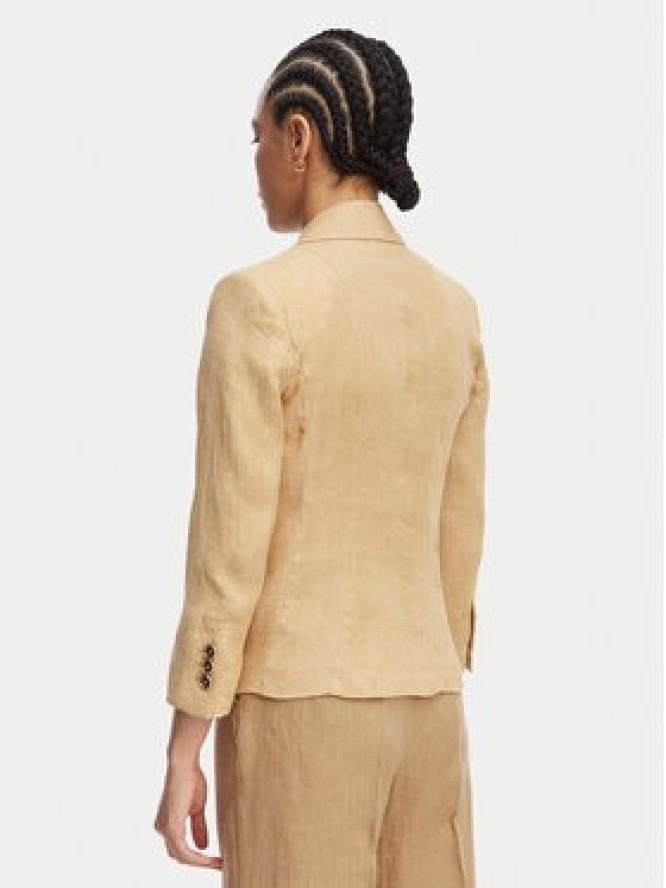 Marella Marynarka Cardato 2613041092 Beżowy Regular Fit