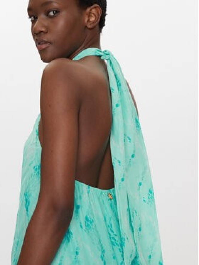 Fracomina Sukienka letnia FS25SD3006W422J3 Błękitny Regular Fit