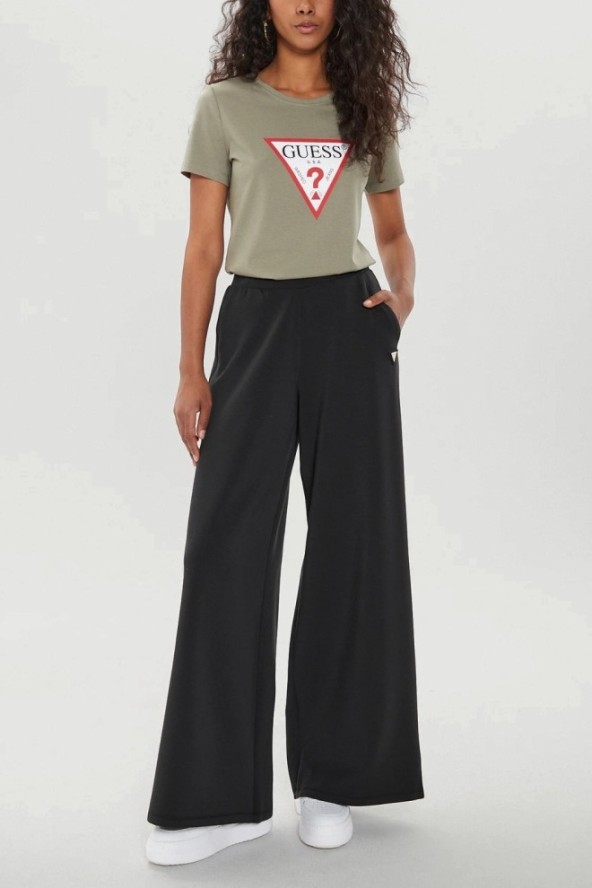 GUESS Zielony t-shirt damski Original Tee, Rozmiar XL