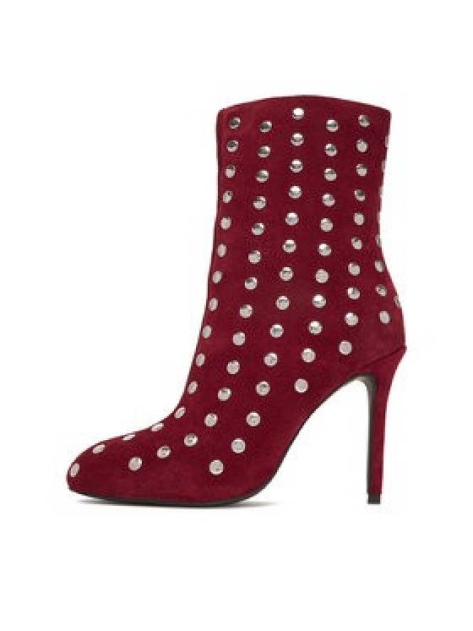 Eva Minge Botki EO-MARY-121949 Bordowy