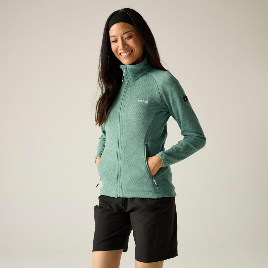 Damska kurtka polarowa Malana Softshell z zamkiem błyskawicznym