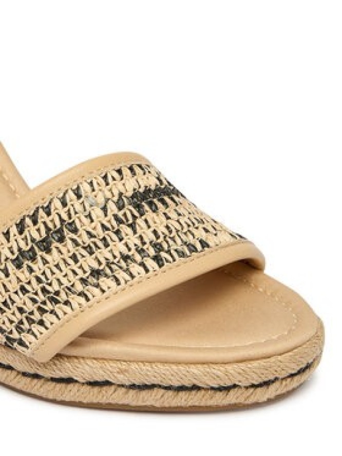 Tommy Hilfiger Espadryle High Wedge Espad FW0FW09471 Beżowy jasny