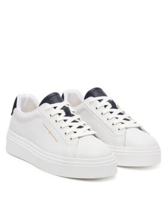 Tommy Hilfiger Sneakersy Th Feminine Platform Monogram FW0FW09594 Biały