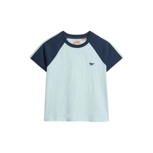 T-shirt z retro logo damski Superdry Essential