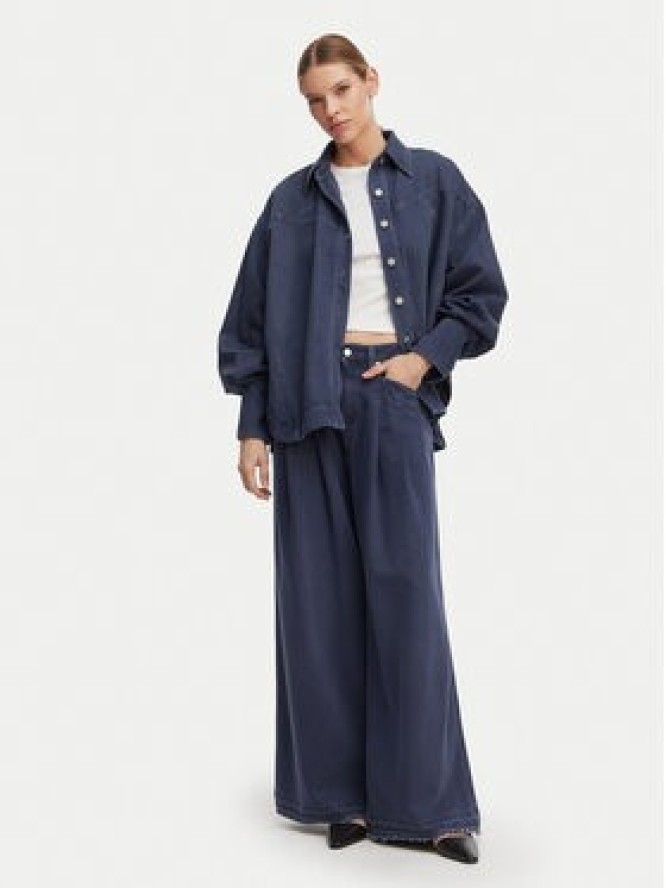 BOSS Koszula jeansowa 50552520 Szary Oversize