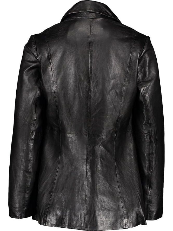 7eleven Skórzana kurtka w kolorze czarnym rozmiar: 36