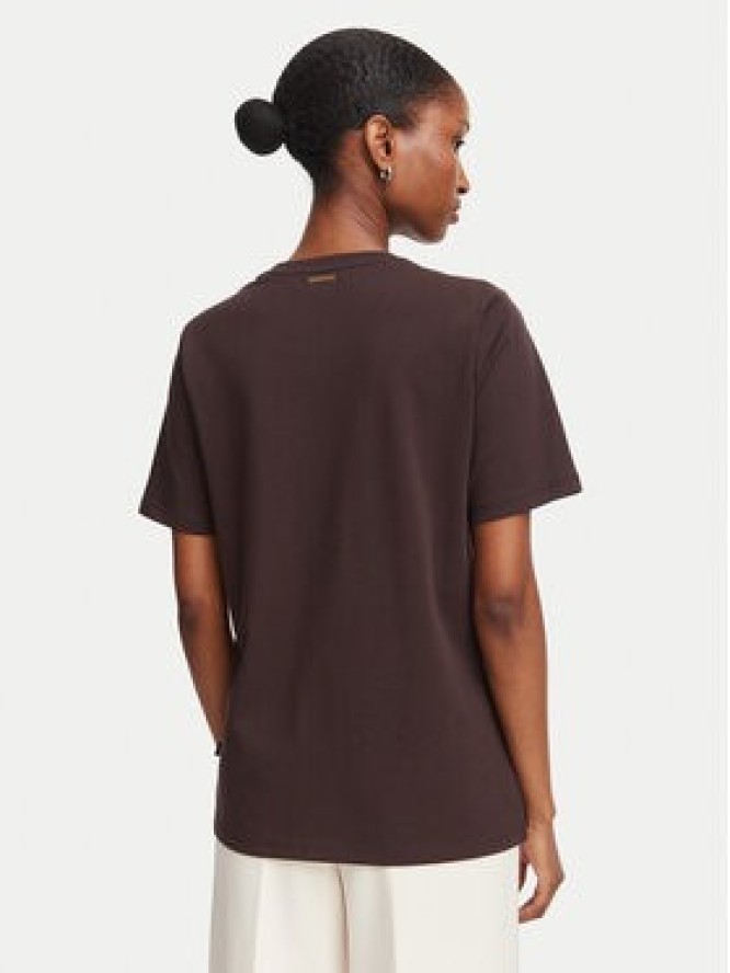 MICHAEL Michael Kors T-Shirt MF6528D97J Brązowy ciemny Regular Fit