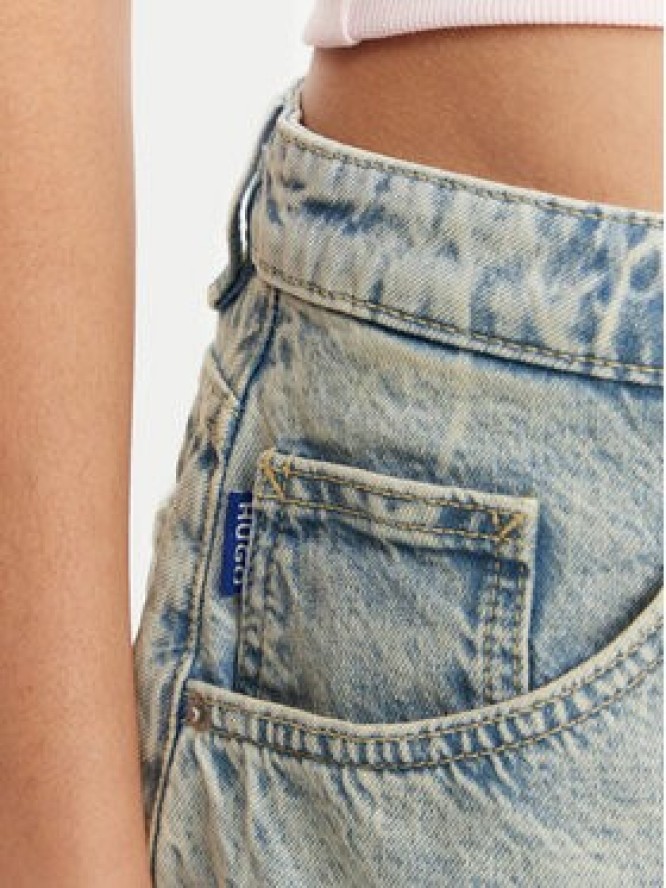 HUGO Spódnica jeansowa Gami 50534755 Niebieski Regular Fit