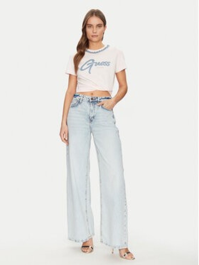 Guess T-Shirt W5GI03I3Z14 Różowy Regular Fit