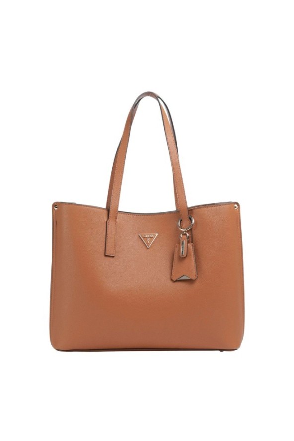 GUESS Brązowa shopperka damska Meridian