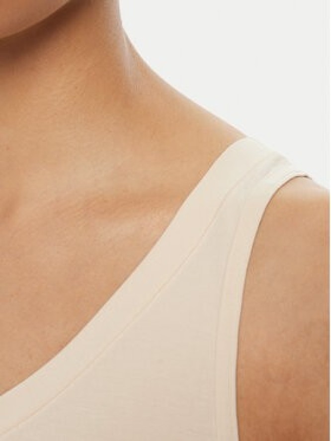 Triumph Top Sense Of Modal 10224796 Écru Slim Fit