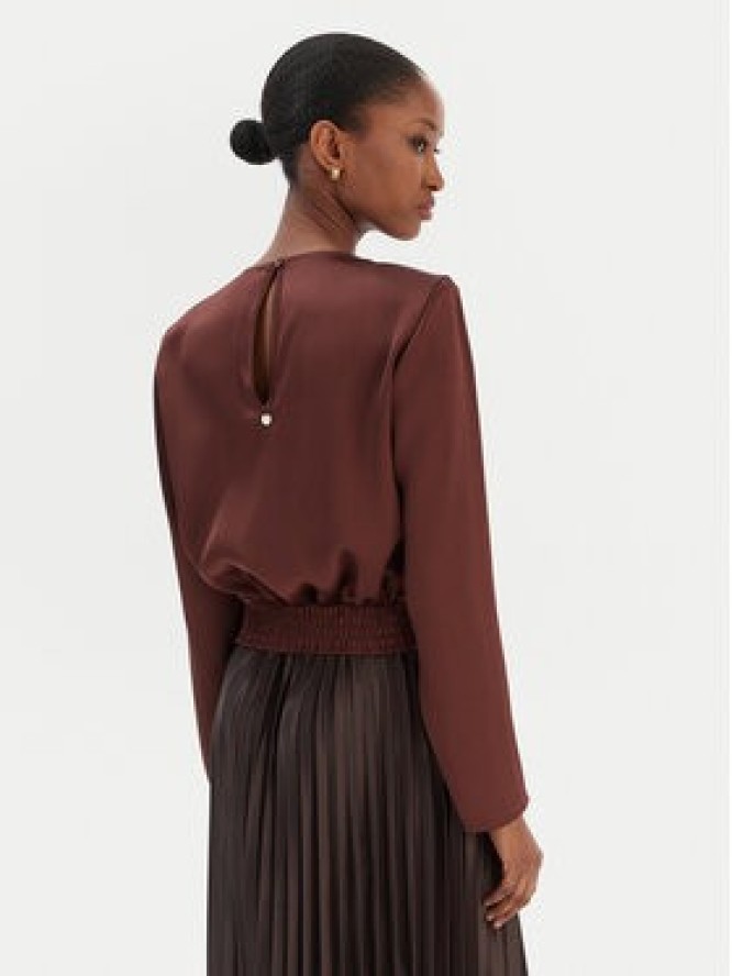 Rinascimento Bluzka CFC0126404003 Brązowy Regular Fit