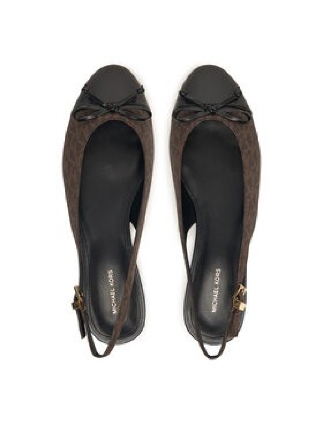 MICHAEL Michael Kors Baleriny Piper Sling 40S6PIFP1B Brązowy