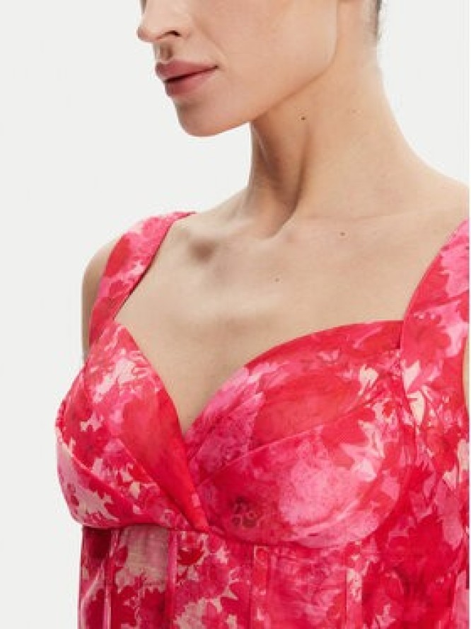 Fracomina Top FR25ST2024W775U6 Różowy Slim Fit