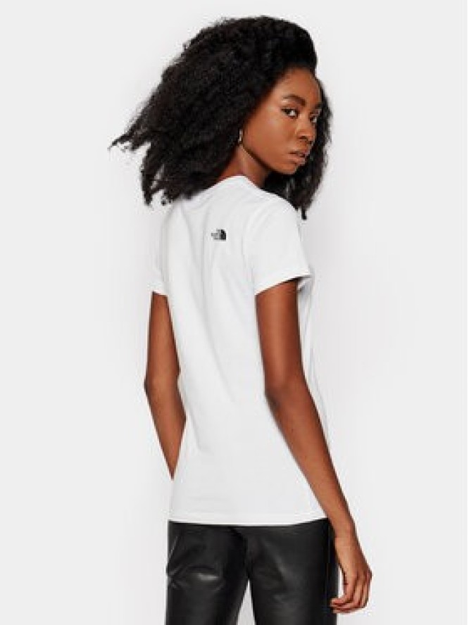 The North Face T-Shirt Easy Tee NF0A4T1Q Biały Slim Fit