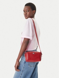 Tommy Jeans Torebka Tjw City Charm Camera Bag AW0AW18456 Czerwony