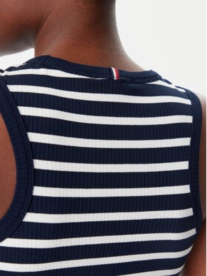 Tommy Hilfiger Sukienka letnia WW0WW38838 Granatowy Slim Fit