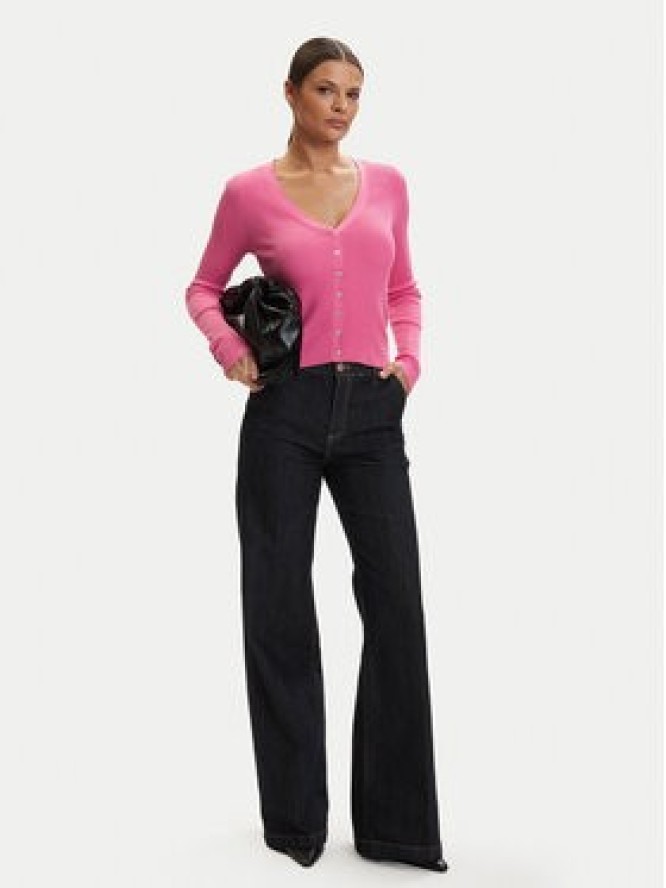 ONLY Kardigan Mist 15363392 Różowy Slim Fit
