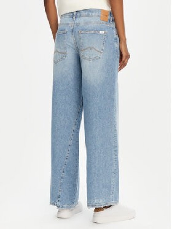 Mustang Jeansy Medley 1016216 Niebieski Wide Leg