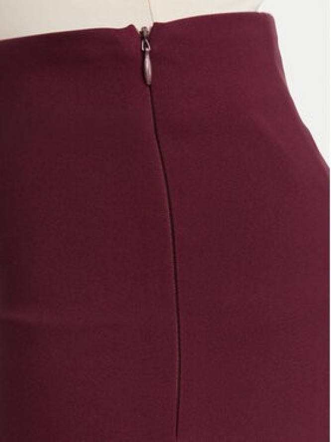 Rinascimento Spodnie palazzo CFC0130141003 Bordowy Wide Leg