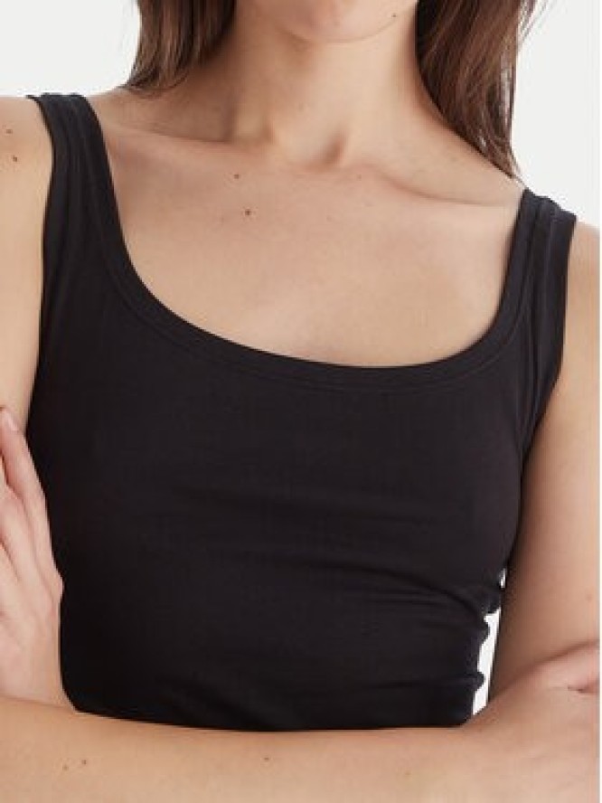 Hunkemöller Top Singlet 302809 Czarny Slim Fit