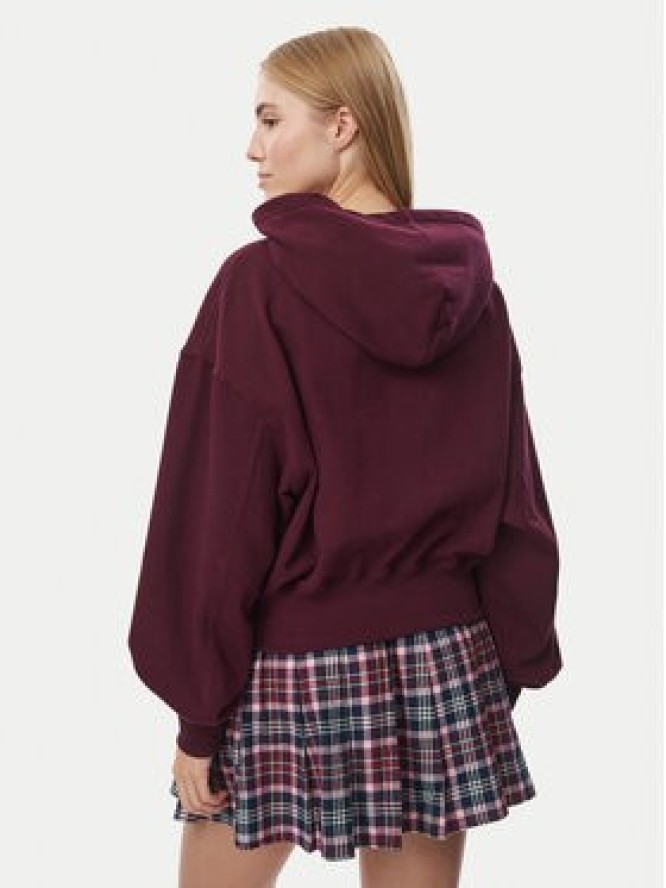 Tommy Jeans Bluza Arch DW0DW23455 Bordowy Oversize