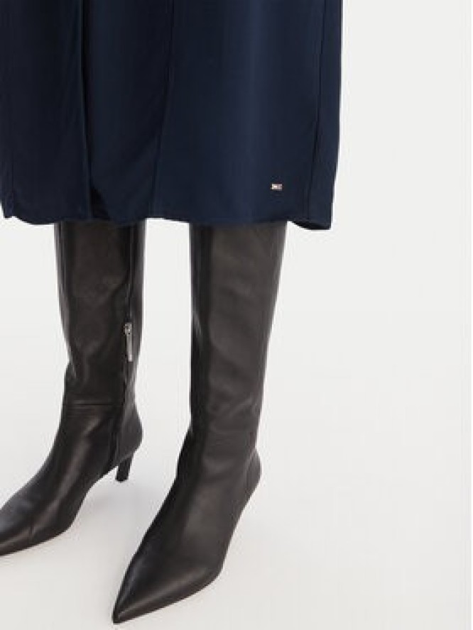 Tommy Hilfiger Sukienka koszulowa WW0WW45802 Granatowy Regular Fit