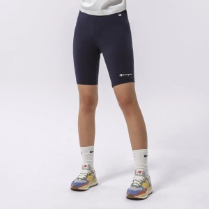 SPODENKI DAMSKIE SPORTOWE CHAMPION-SZORTY BIKE TRUNK PRZED KOLANO NIEBIESKIE