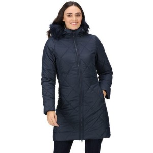 Płaszcz turystyczny zimowy damski Fritha II pikowany